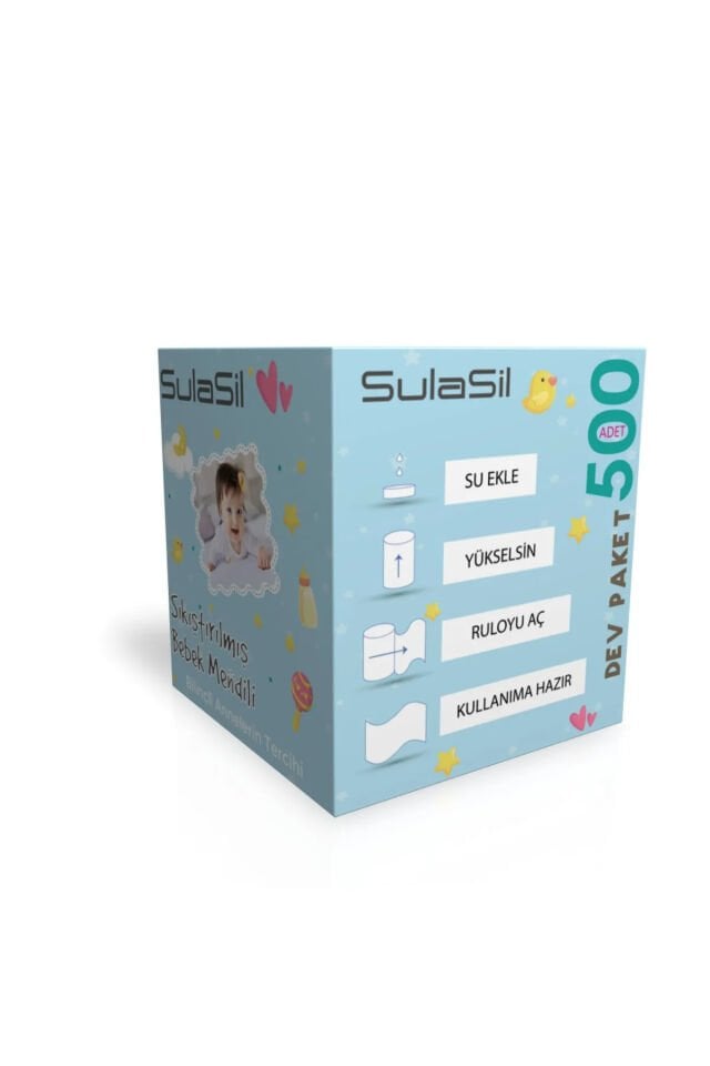 Bebek Havlusu 500'lü Taşıma Kutusu