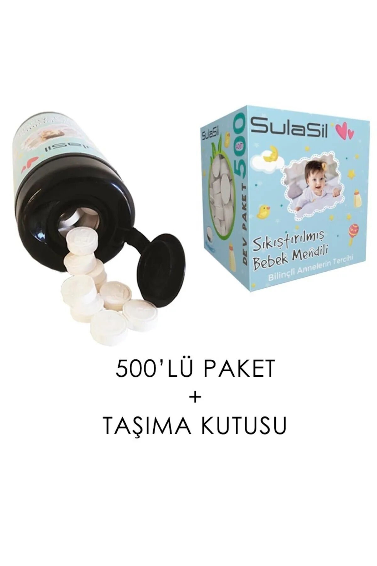 Bebek Havlusu 500'lü Taşıma Kutusu